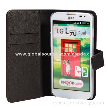 Fast delivery time wallet design PU leather phone cases for LG L70, various colors are available
